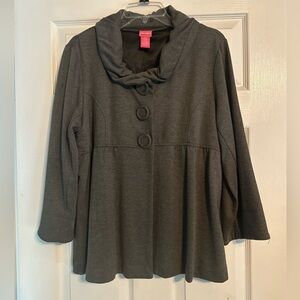 Du Jour Gray Women's Cardigan Sweater